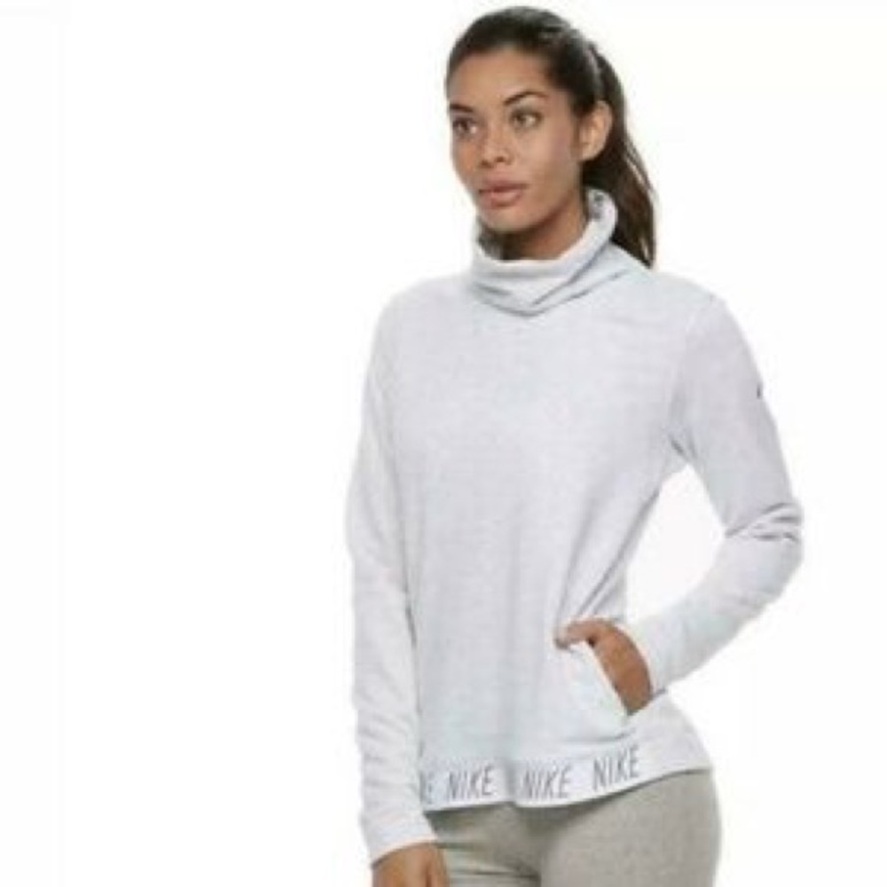 Womens Nike grey cowl neck sweater